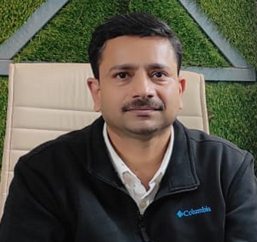 Portrait of Dr. Amit Singh Chauhan, CEO of Aarush Eco Tech