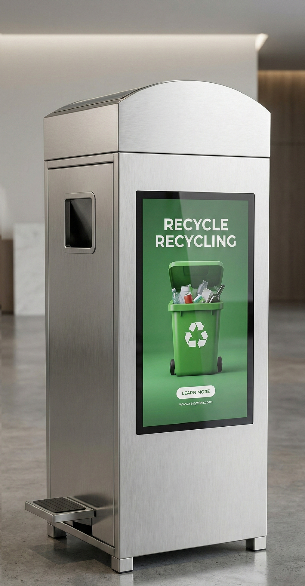 Aarush DOOH Smart Bin Advertising